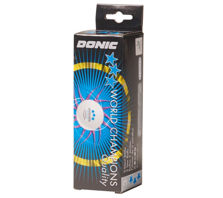 DONIC P40+ 3* boîtes de 3 balles