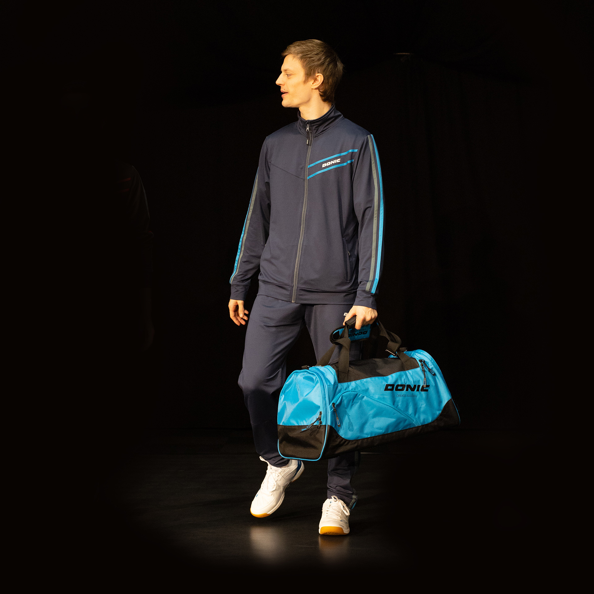 Pantalon Capri Marine/Cyan – Image 3