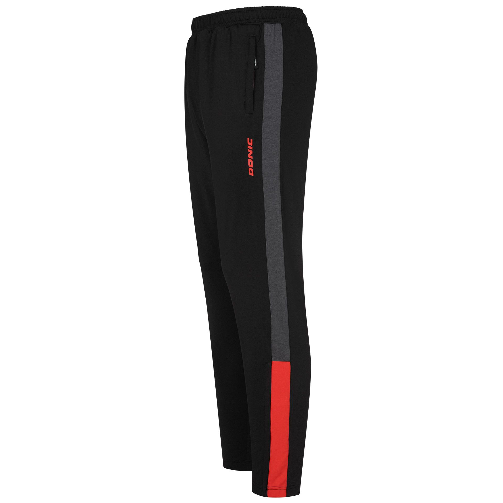 Pantalon TRAIL Noir/Anthracite/Rouge – Image 2