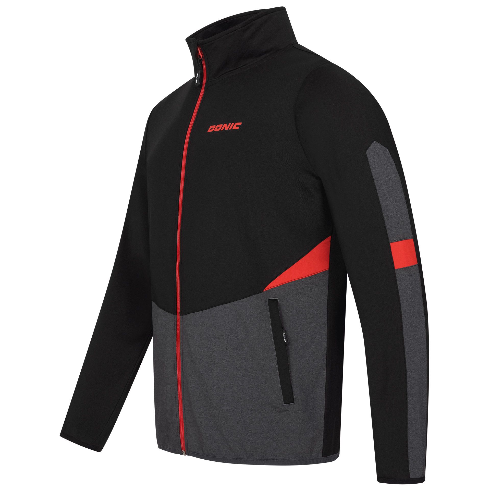Veste TRAIL Noir/Anthracite/Rouge – Image 2
