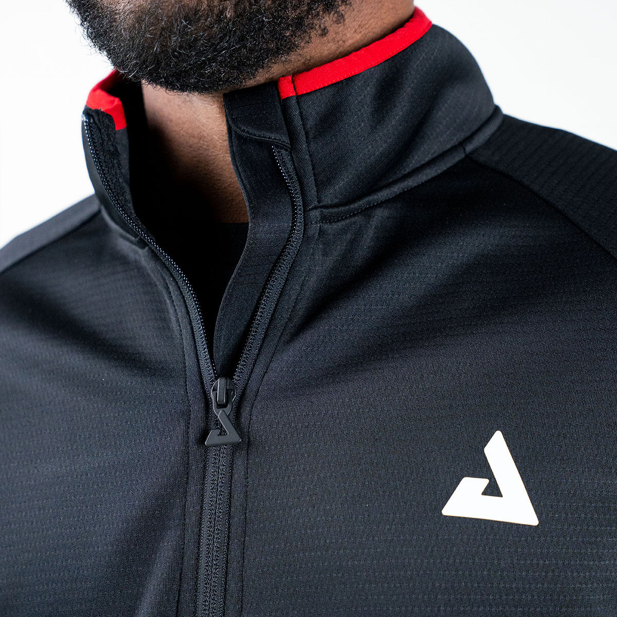 JOOLA Veste survêtement TEAM 26 noir-rouge – Image 2