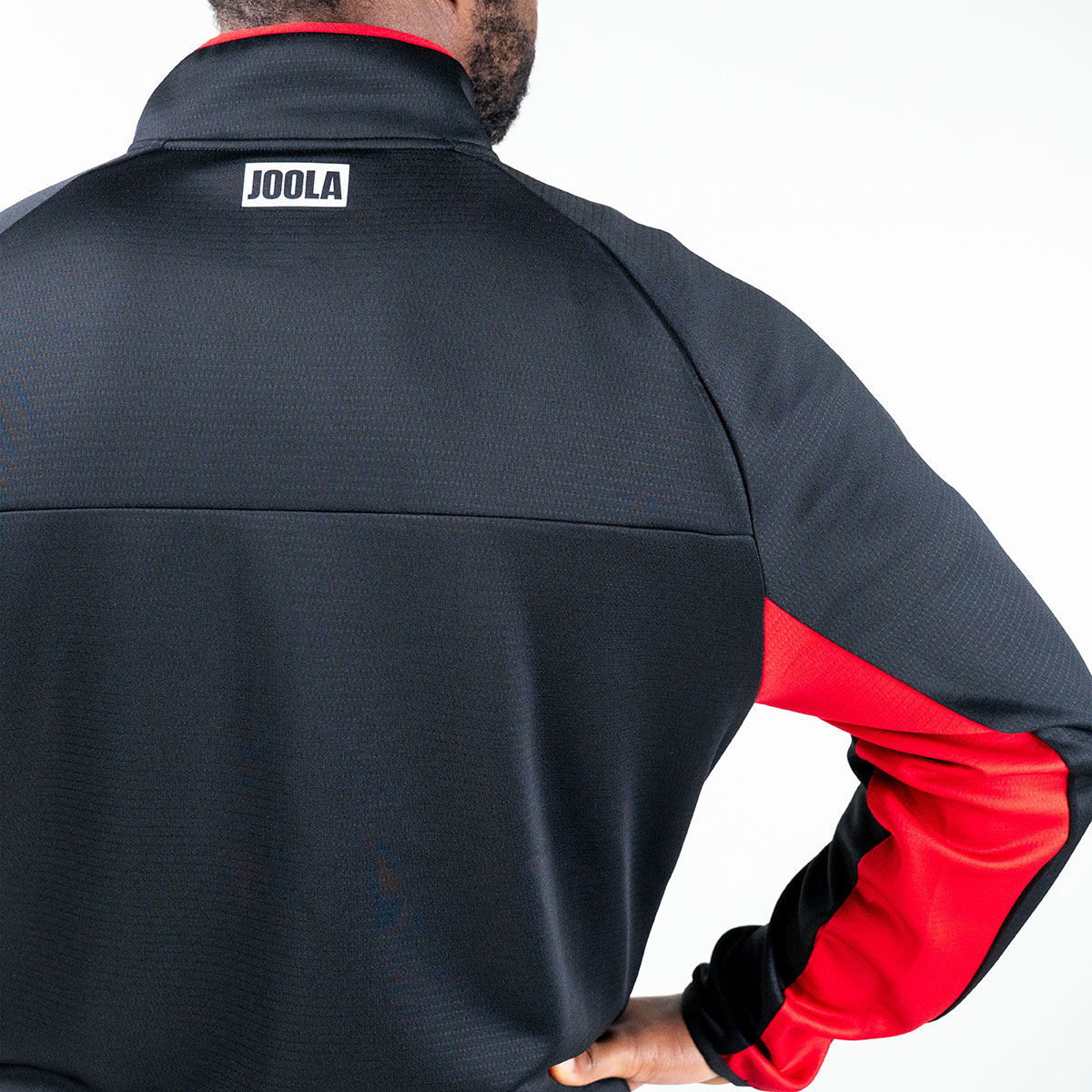 JOOLA Veste survêtement TEAM 26 noir-rouge – Image 3